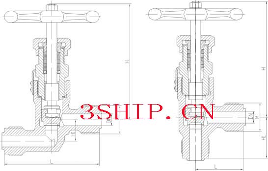 GB/T 595 船用外螺纹青铜截止阀GB/T 595 Globe valve