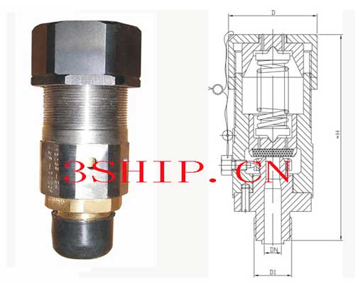 CB 3022 外螺纹空气信号安全阀-1CB 3022 Relief Valve