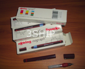 德国红环海图笔0.1MM海图改正笔 细字笔 针管笔Rotring ISOgraph pens Charts pen 0.1MM