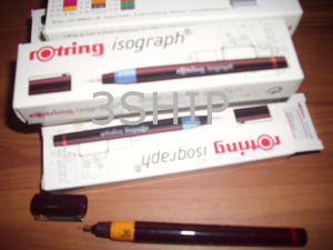 德国红环ROTRING海图笔0.13MM/0.2MM海图改正笔 细字笔 针管笔Rotring ISOgraph pens Charts pen 0.13MM/0.2MM