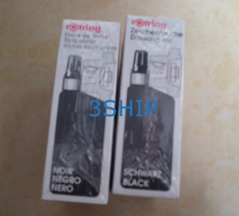 德国红环海图笔墨水黑色ROTRING PEN INK BLACK 23ML