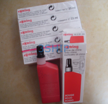 ROTRING PEN INK RED 23ML